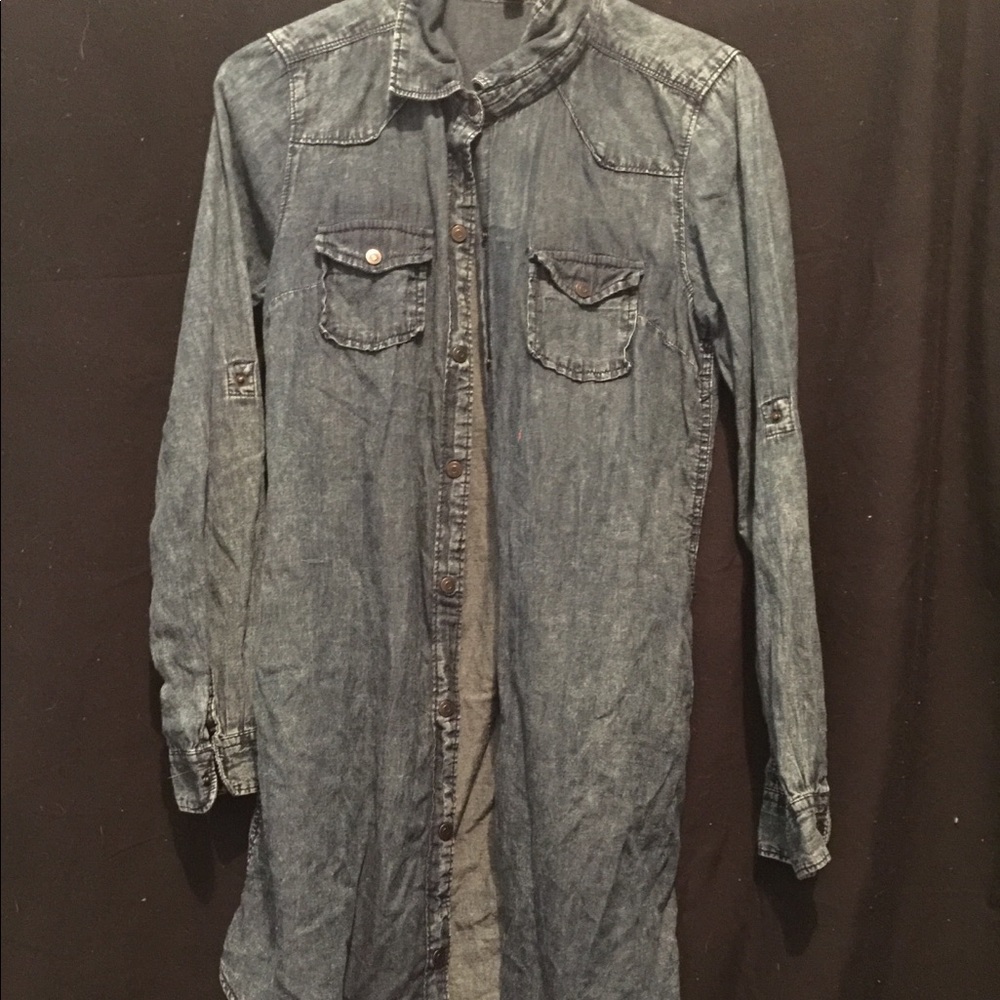 Blue jean dress (doesnt fell like jeans though)